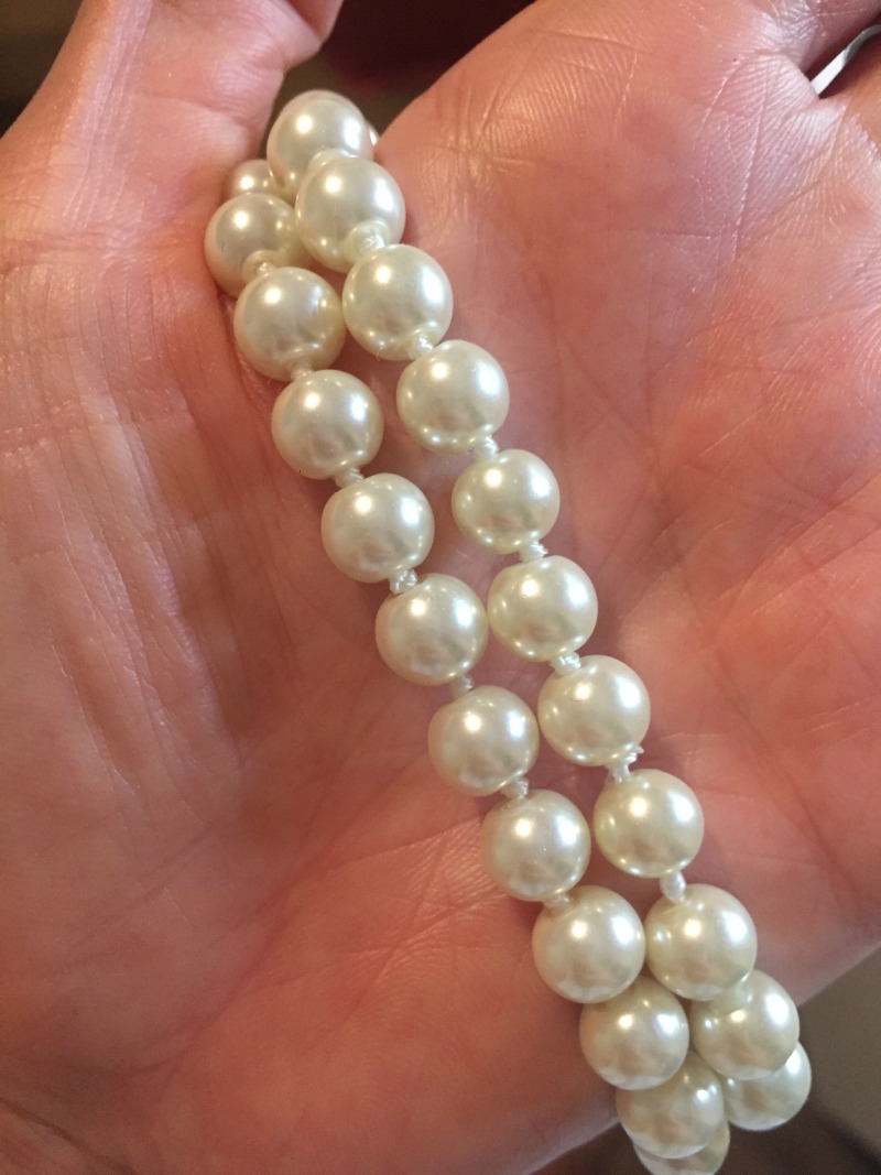 long pearl bridal necklace